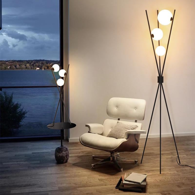 Planetar floor lamp for living room, sofa, Nordic style, study, bedroom, bedside, ambient lighting, lunar decoration.