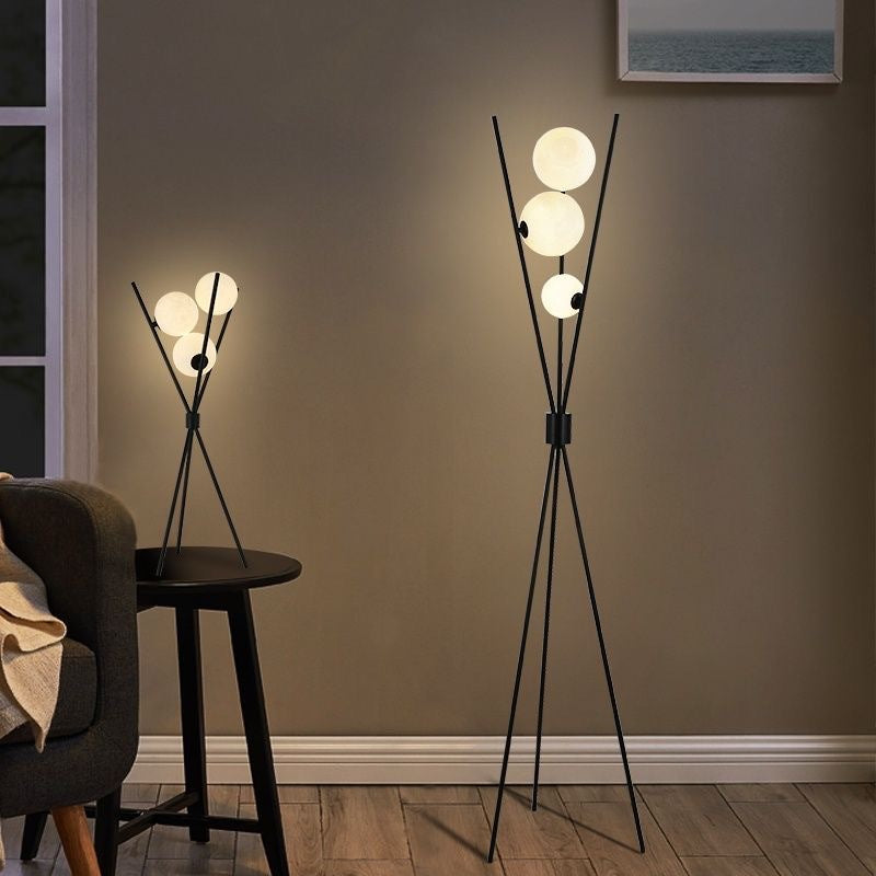 Planetar floor lamp for living room, sofa, Nordic style, study, bedroom, bedside, ambient lighting, lunar decoration.