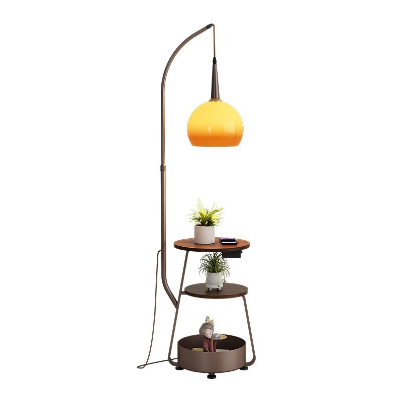 Popular vintage-style coffee table, multi-functional floor lamp, retro ambient light, sunset decorative lamp, living room fishing lamp