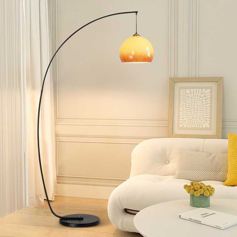 Vintage-style minimalist fishing lamp, sunset floor lamp, living room sofa corner decorative design, Nordic light luxury table lamp
