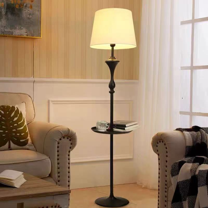 Nordic style bedroom living room standing table lamp floor lamp minimalist modern shelf sofa coffee table lamp creative bedside table