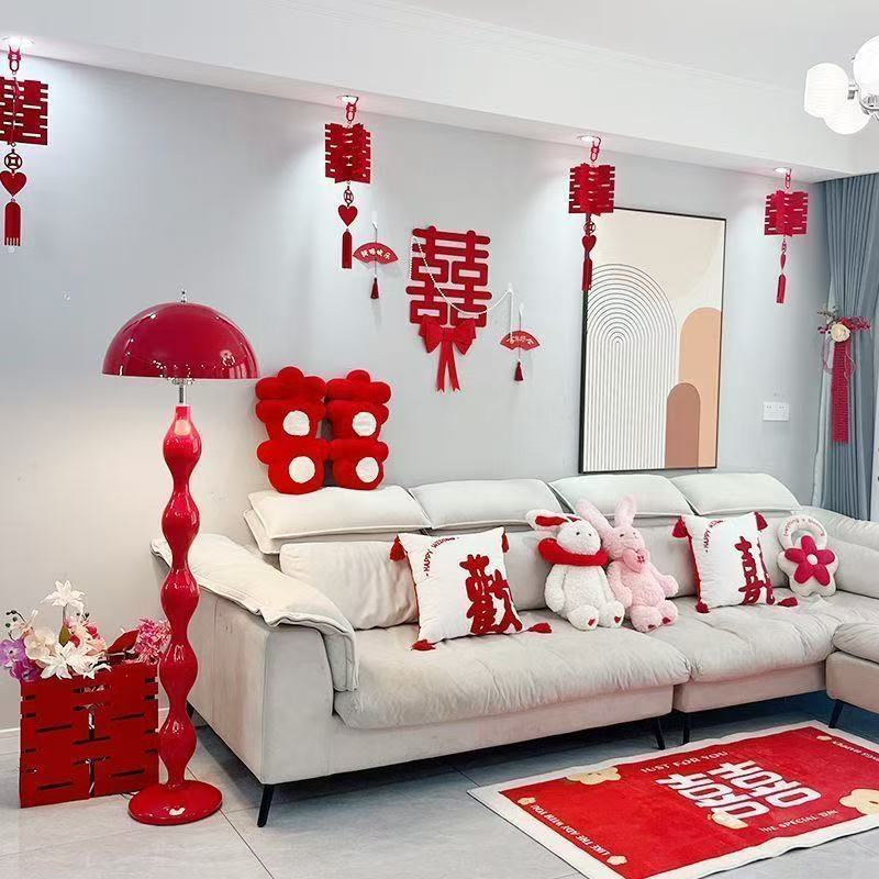 Mushroom floor lamp, designer vintage standing table lamp, minimalist cream style, living room sofa side, showroom decorative lighting fixture