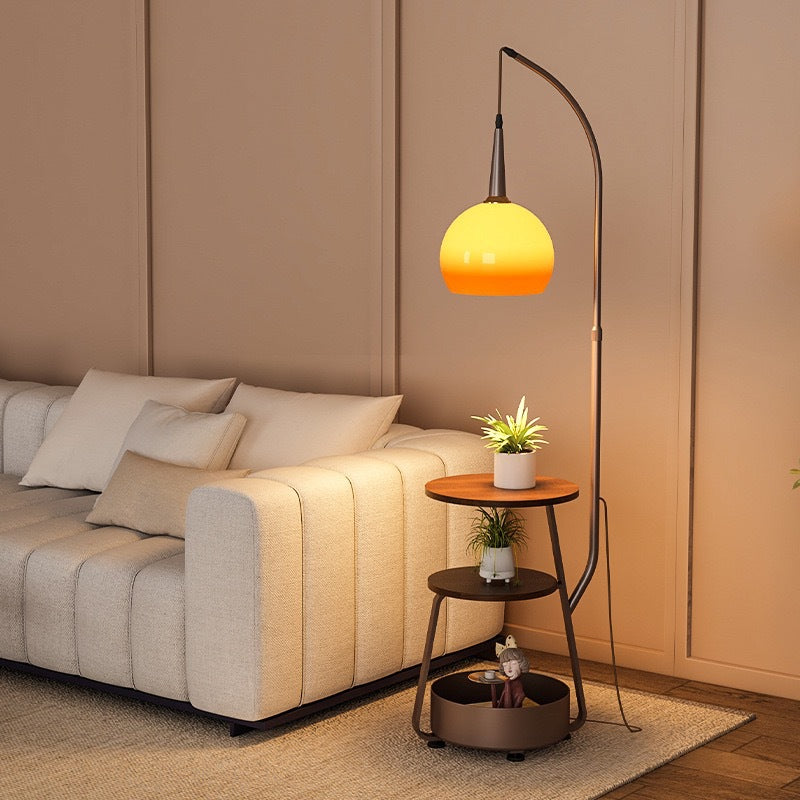 Popular vintage-style coffee table, multi-functional floor lamp, retro ambient light, sunset decorative lamp, living room fishing lamp